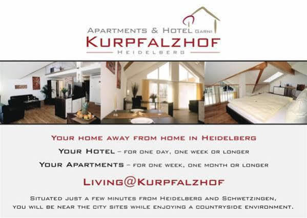 Serviced Apartments Kurpfalzhof Oftersheim Exterior photo