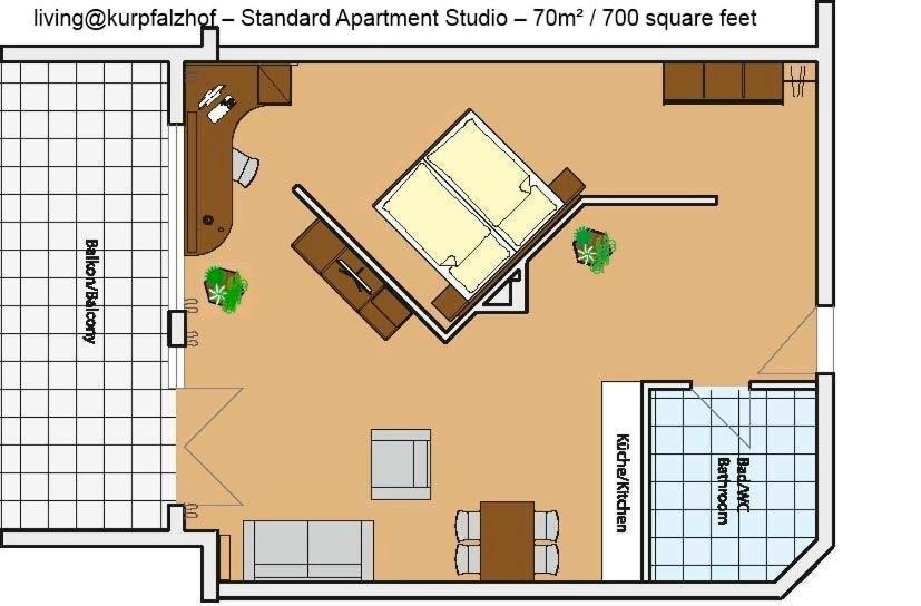 Serviced Apartments Kurpfalzhof Oftersheim Room photo